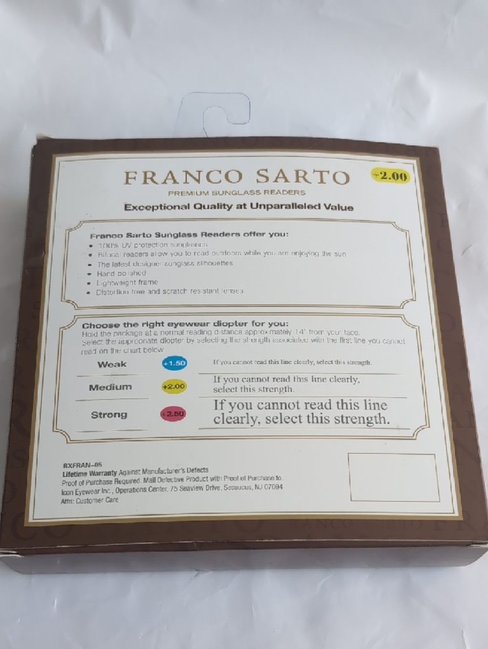 Franco Sarto Sunglass Readers Set - Tortoise & Black +2.00 - Picture 8 of 8